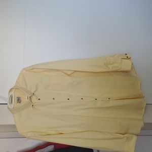 LL Bean Size XL Yellow Button Down Shirt